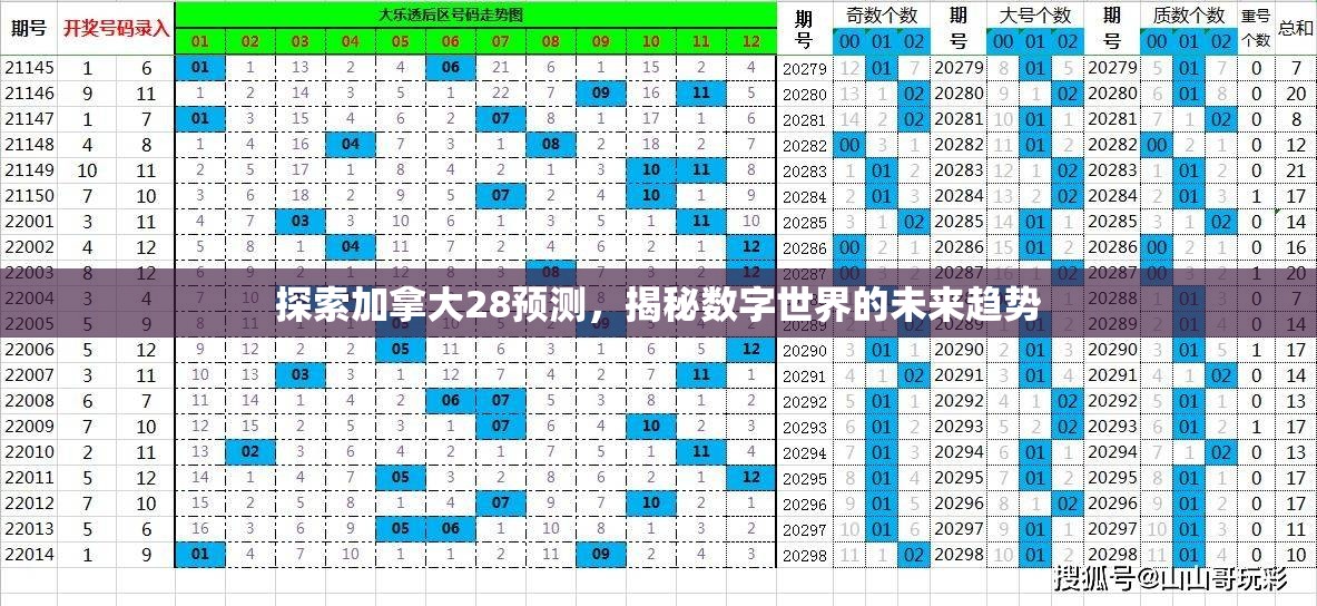 探索加拿大28预测，揭秘数字世界的未来趋势