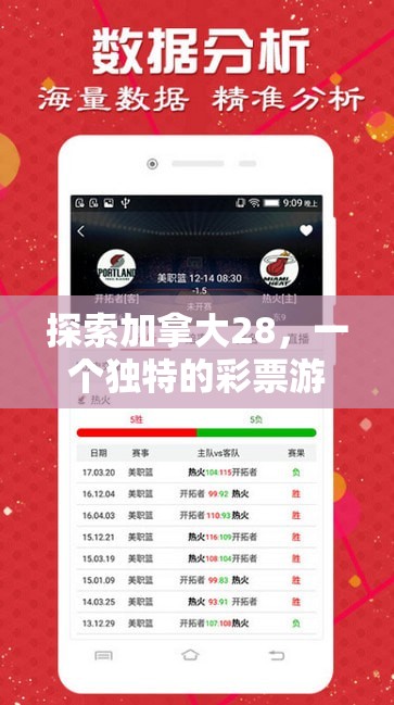 探索加拿大28，一个独特的彩票游戏