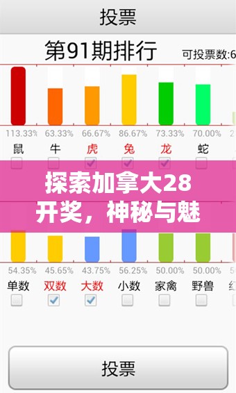 探索加拿大28开奖，神秘与魅力的交汇点