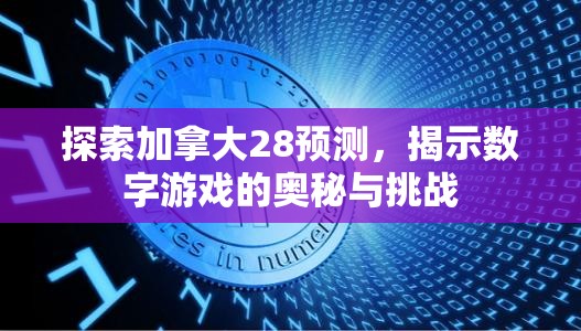 探索加拿大28预测，揭示数字游戏的奥秘与挑战