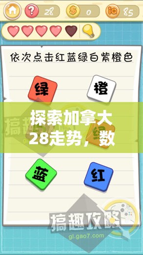 探索加拿大28走势，数字游戏背后的奥秘与挑战