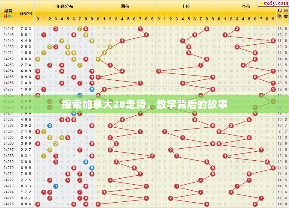 探索加拿大28走势，数字背后的故事