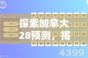 探索加拿大28预测，揭示未来的奥秘与挑战