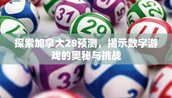 探索加拿大28预测，揭示数字游戏的奥秘与挑战