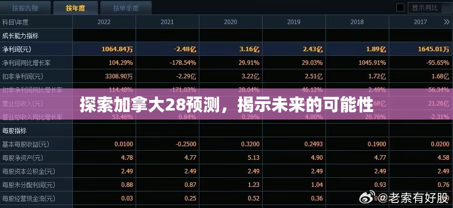 探索加拿大28预测，揭示未来的可能性