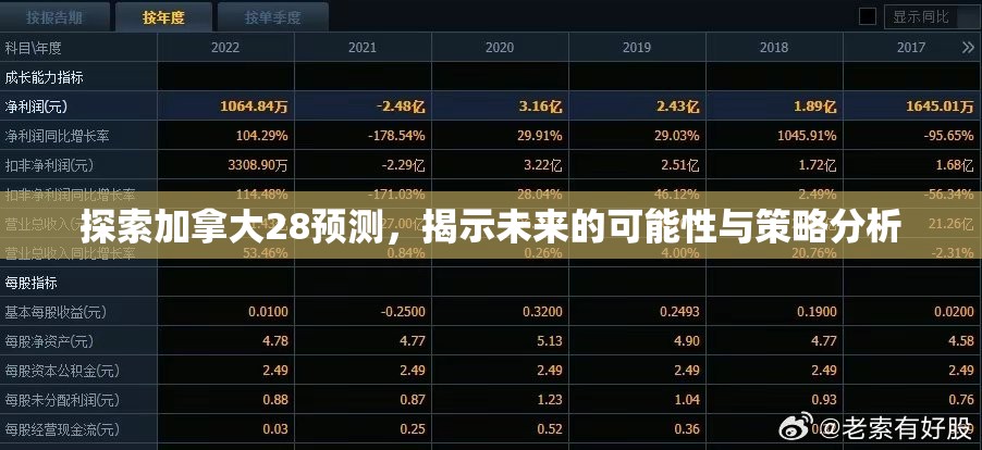 探索加拿大28预测，揭示未来的可能性与策略分析