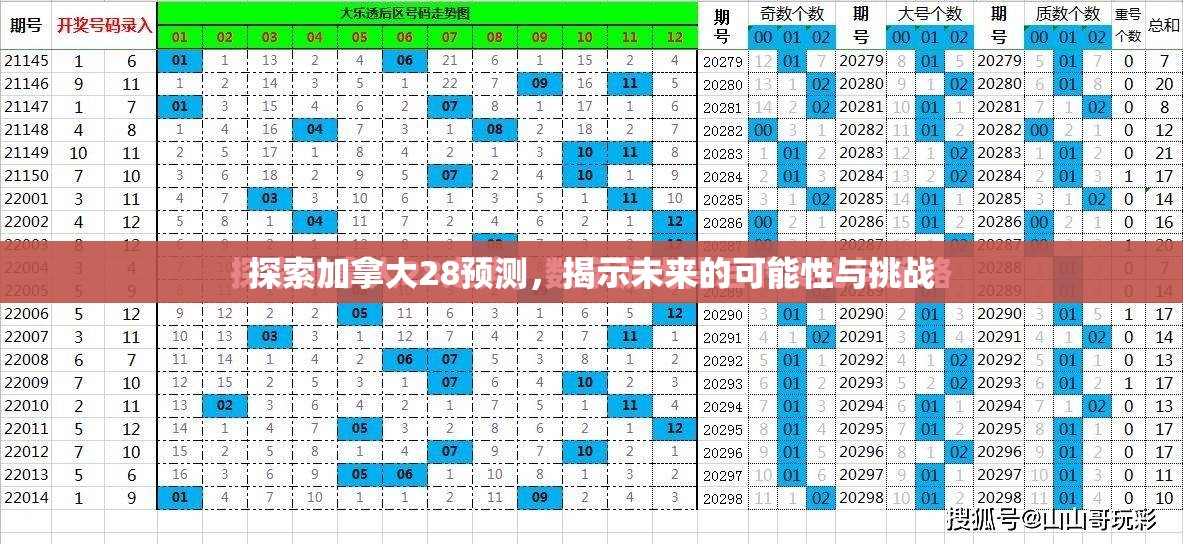 探索加拿大28预测，揭示未来的可能性与挑战